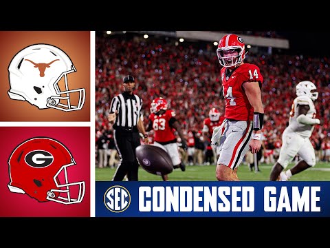 No. 10 Texas Longhorns at No. 5 Georgia Bulldogs | Condensed Game | 2025 SEC Football