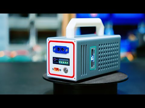 DIY 600A Car Jump Starter + 100W Power Bank | 15x21700 180A Cells + 3S BMS + 3D Printed Box