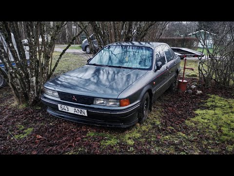 Starting Mitsubishi Galant After 5 Years + Test Drive