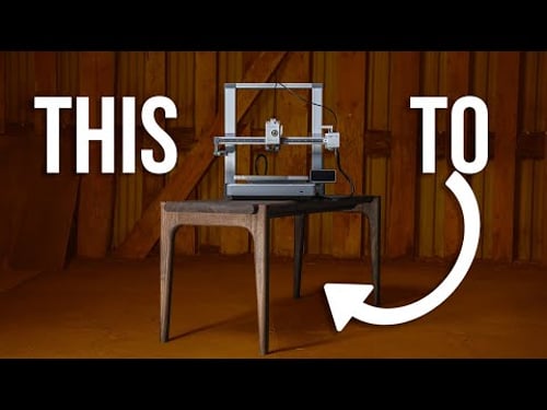 Using a 3d printer to make furniture
