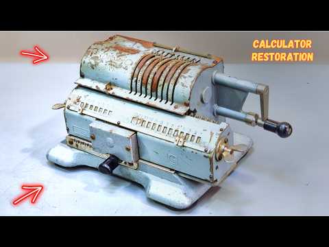 Mechanical Arithmometer Restoration - Felix M a Maze of 400+ Pieces