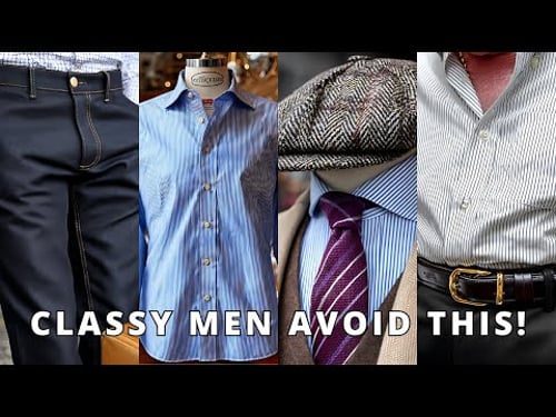 15 Things Men With Class Over 40 NEVER Wear! | Mature Style Guide ⛔👖