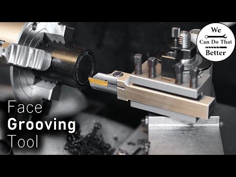 Making a Face Grooving or Trepanning Tool for the Lathe - it failed!