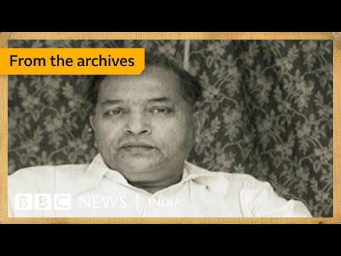 Bhimrao Ambedkar's rare TV appearance: 'The social structure must change' | BBC News India