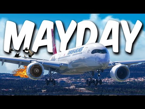 Rush Hour Turned Disaster *BIRD STRIKE* In Microsoft Flight Simulator... (VATSIM/ATC)