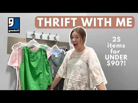 My BEST Deals Yet!! | Thrift With Me | Thrift Haul Try On | Goodwill Thrift Haul