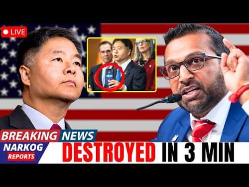 Epstein Hearing Erupts After Ted Lieu Plays Audio — Patel Refuses to Answer
