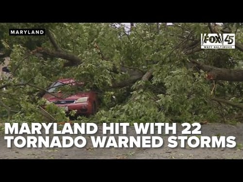 Parts of Maryland hit by tornadoes, storms cause flooding and damage