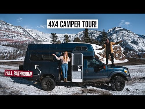 We Traded Our Travel Trailer for a 4x4 OFF-ROAD RV! Full Tour + Driving Colorado in a Snow Storm π₯Ά