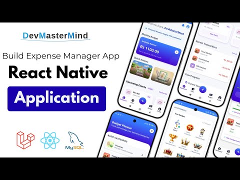 Modern Expense Tracking App with AI Features in React Native & Laravel