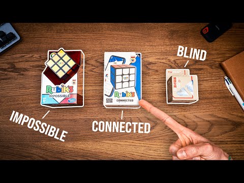 THESE ARE SOME WEIRD RUBIK'S CUBES // Rubik's Connected, Rubik's Impossible & YJ Blind