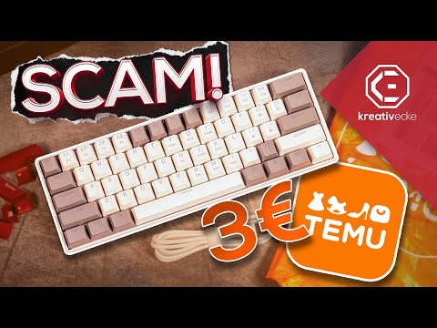 3 EURO TASTATUR auf TEMU bestellt! Warum TEMU ein absoluter SCAM ist.
