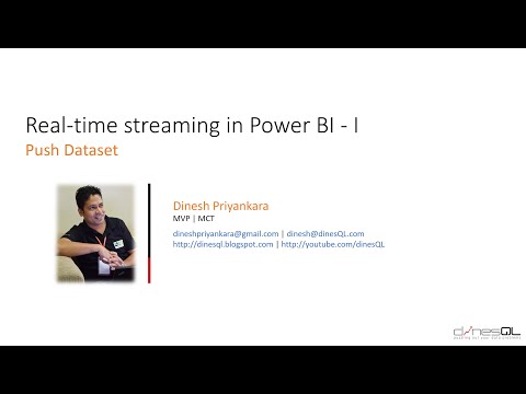 Real-time streaming in Power BI - Push Dataset