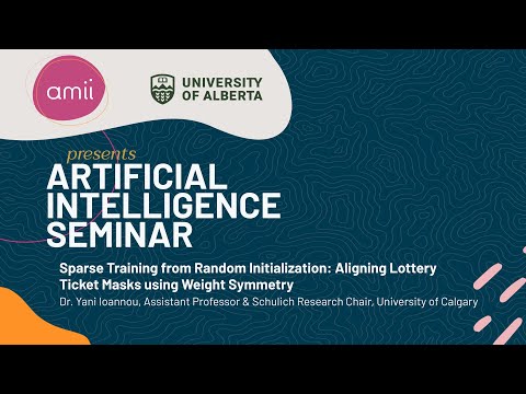 AI Seminar: Sparse Training from Random Initialization, Yani Ioannou