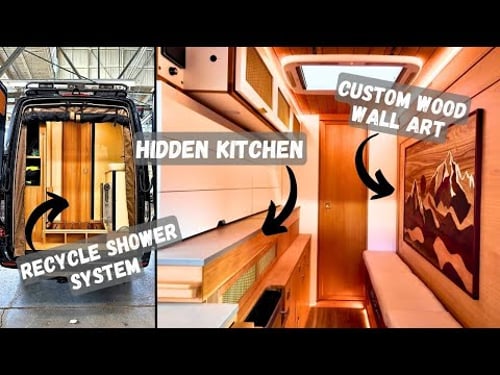 Built the Ultimate Off-Grid Custom Van | Complete Tour