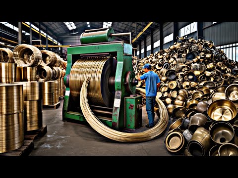 Massive Scale Copper Pots Recycling and Manufacturing Process Videos || Amazing Industrial Process