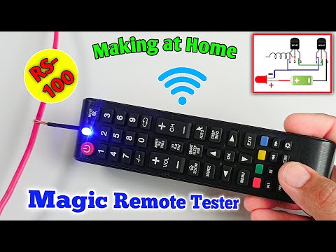 How to make wireless Tester, using Remote |How to make Magic tester |Wireless tester circuit diagram