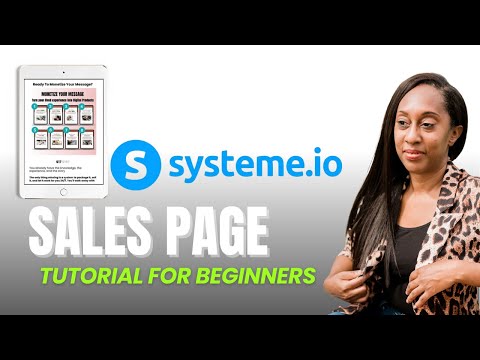 How to create a sales page in system.io (in Under 30 Minutes)