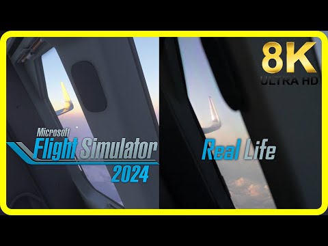cockpit POV | Microsoft Flight Simulator 2024 (FS2024) vs Real Life