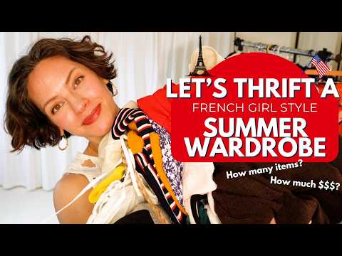 FRENCH GIRL STYLE SUMMER THRIFT HAUL 2025