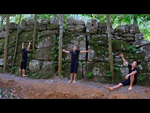 Building the Great Stone Wall from Scratch | Duong’s Epic Handcrafted Masterpiece