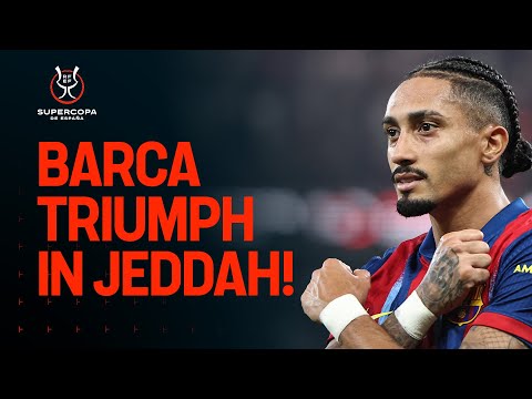 FULL-TIME SCENES: Barcelona defeat Real Madrid to retain Spanish Super Cup ๐