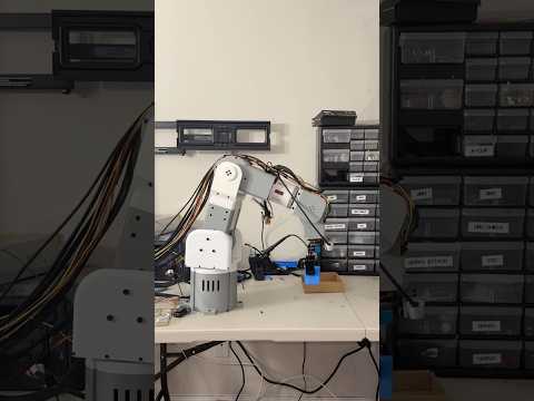 I built an AI controlled robot arm