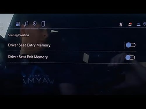 2026 Chevy Tahoe Tutorials - Driver's Seat Entry And Exit Settings