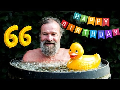 66 years on this beautiful planet… | Wim Hof's birthday!