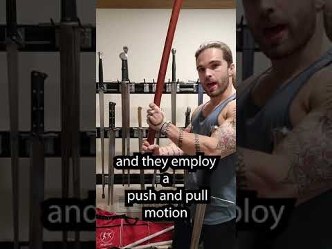 Katana VS Longsword: Mechanics #shorts