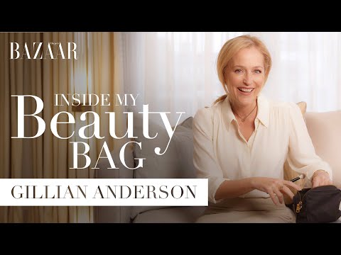 Gillian Anderson: Inside my beauty bag | Bazaar UK