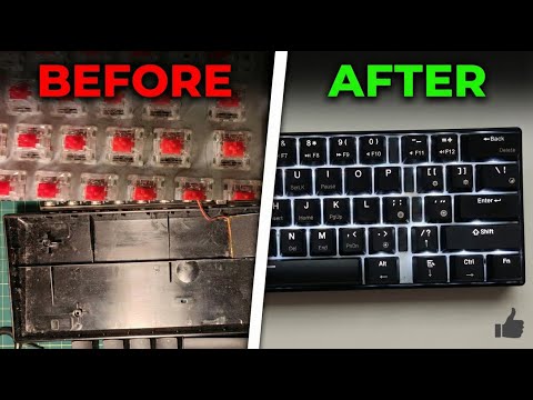 Late Night Keyboard Cleaning Therapy (Not Cleaned for 1 Year)