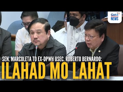 'Ilahad mo lahat!' Marcoleta claims Bernardo's affidavit lacks details | GMA Integrated News