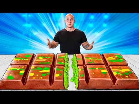 Я СДЕЛАЛ ГИГАНТСКУЮ ДУБАЙСКУЮ ШОКОЛАДКУ ВЕСОМ 110 КИЛОГРАММ