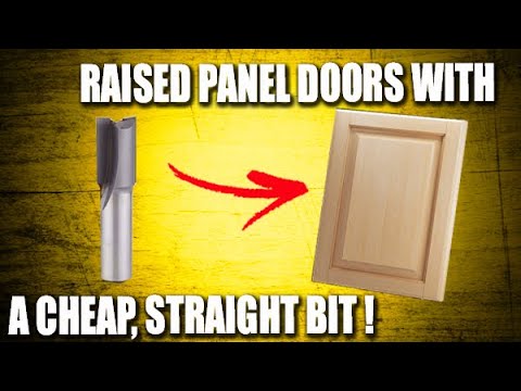 How to make raised panels without expensive tools.