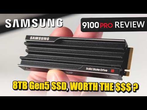 The Best 8TB Gen5 SSD? The Samsung 9100 Pro 8TB Review