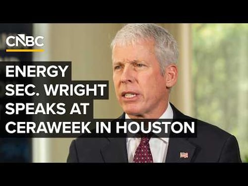 U.S. Energy Secretary Chris Wright discusses Iran war at CERAWeek in Houston — 3/23/2026