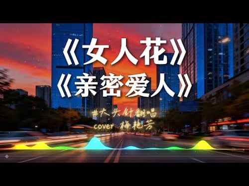 《女人花》+《亲密爱人》大头针(Cover 梅艳芳) 男版翻唱【动态歌词lyrics】#中文经典老歌