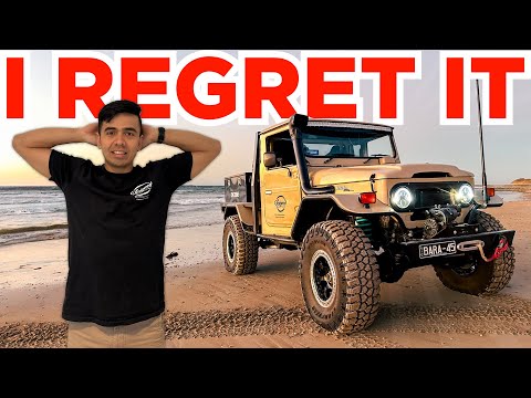 40,000kms, 2 years on. REGRET, DAMAGE, PROBLEMS and UPGRADES on my Barra Landcruiser