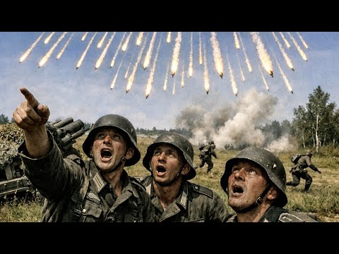 German Gunners Mocked Soviet "Fireworks"... Until 320 Rockets Hit in 10 Seconds