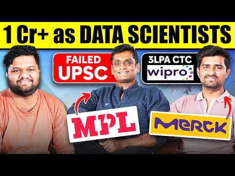 6 Times UPSC FAILED and 3 LPA in WIPRO to TOP DATA SCIENTISTS🔥 How to BEAT THE FAILURES ??😎