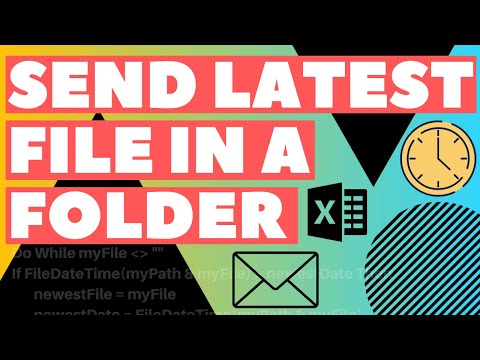 Excel VBA Macro: How to Send the Newest File from a Folder via Email (Step-by-Step Tutorial)