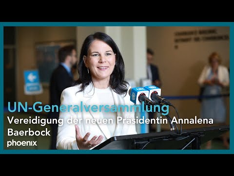 UN-Generalversammlung: Vereidigung der neuen Präsidentin Annalena Baerbock | 09.09.25