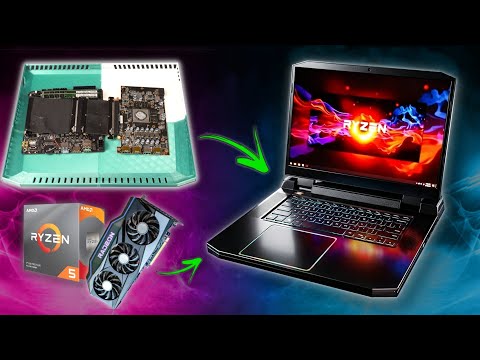 Worlds First DIY Gaming Laptop (Desktop Hardware) - FULL Reveal + Uncut Build