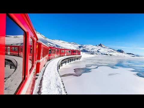 Riding World's Most Beautiful Train, Bernina Express | Italy to Switzerland
