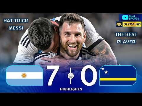 O MELHOR DO MUNDO MESSI CHEGA AOS 100 GOLS PELA ARGENTINA E MARCA HAT-TRICK EM NOITE HISTÓRICA!
