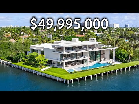 INSIDE a $49,995,000 ULTRA LUXURY ESTATE in Fort Lauderdale! 277' of Water Frontage, & 10,000+ SQFT