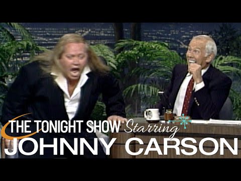 Full Appearance - Sam Kinison Sings "Are You Lonesome Tonight" And Sits Down With Johnny