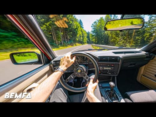 BMW E30 318is - POV Mountain Run | Intake + Exhaust Sound | 4K