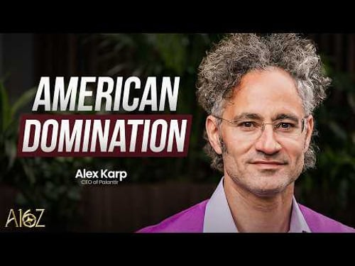 Palantir CEO on Iran, AI Weapons and America's Advantage | a16z American Dynamism Summit